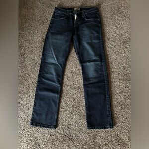 Wrangler Men's Dark Blue Straight Jeans